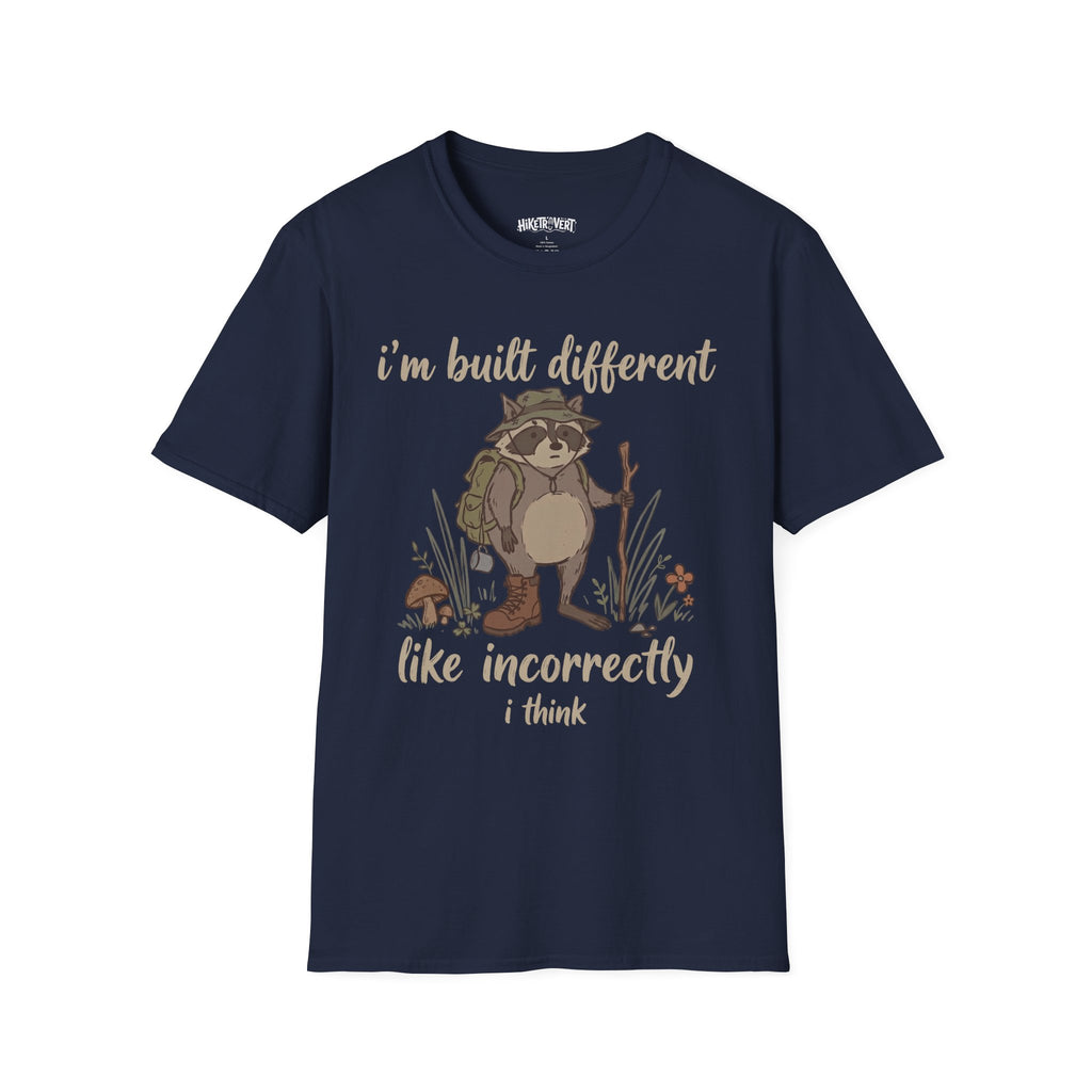Built Different Raccoon Tee
