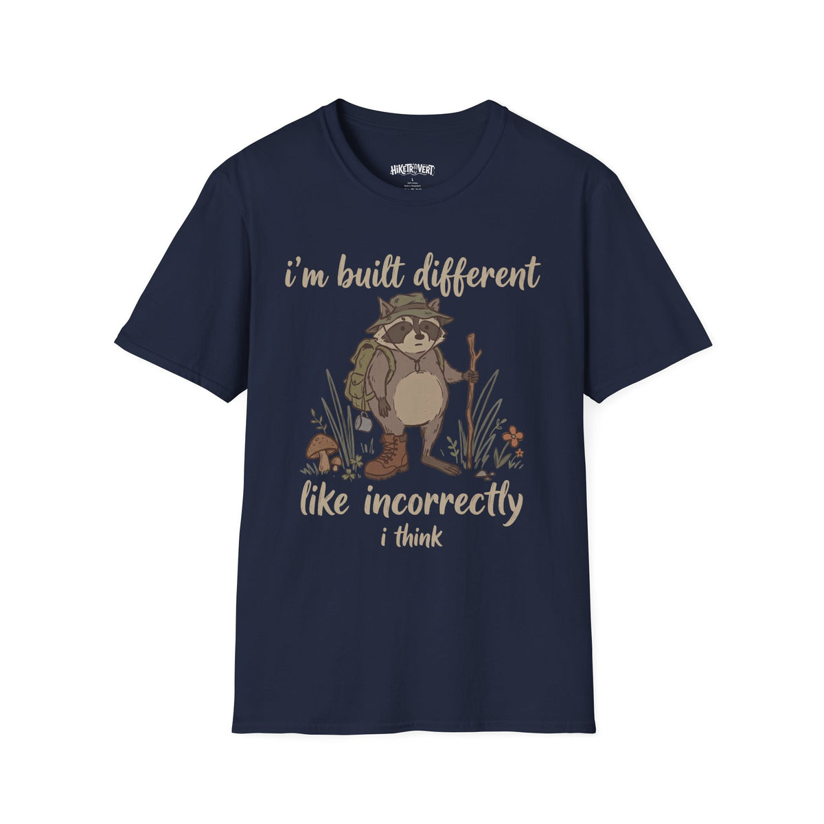 Built Different Raccoon Tee