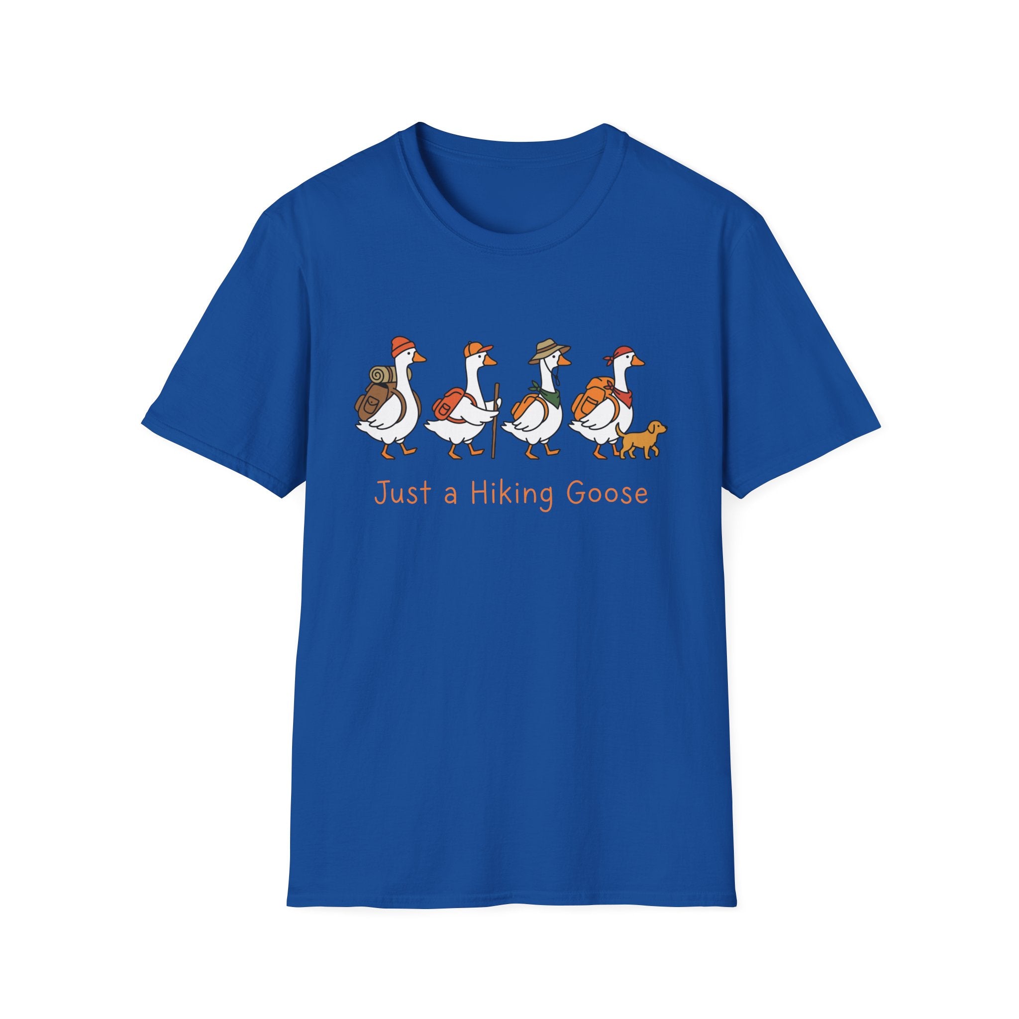 Whimsical Hiking Geese T-Shirt