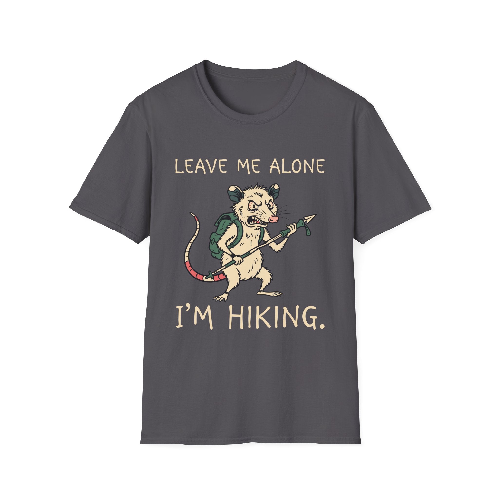 Funny Opossum Hiking T-Shirt