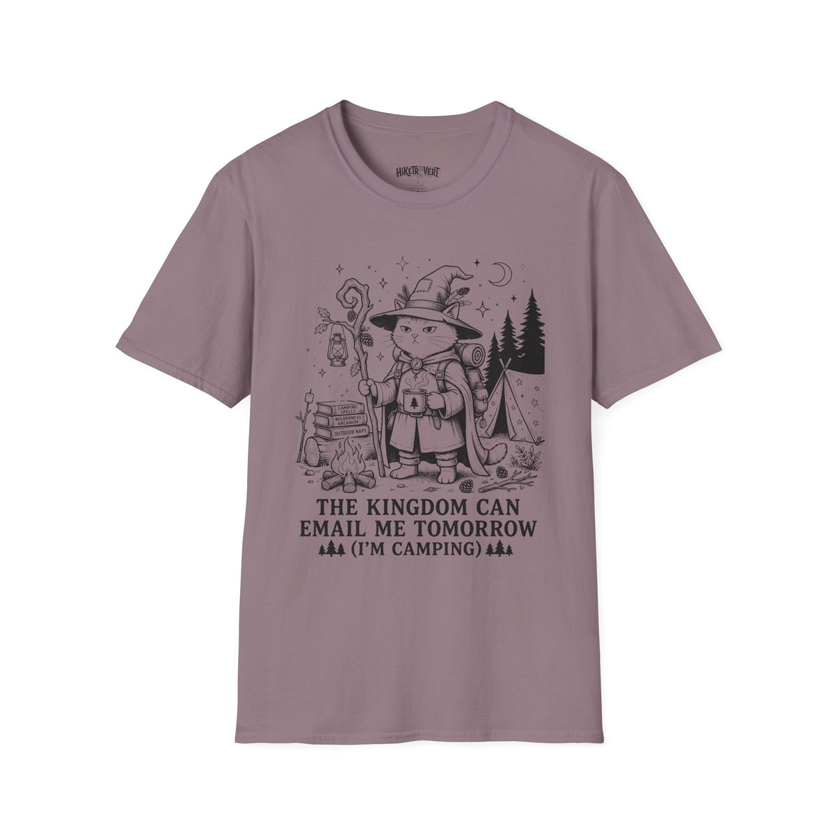 Email Tomorrow Camping Cat Tee
