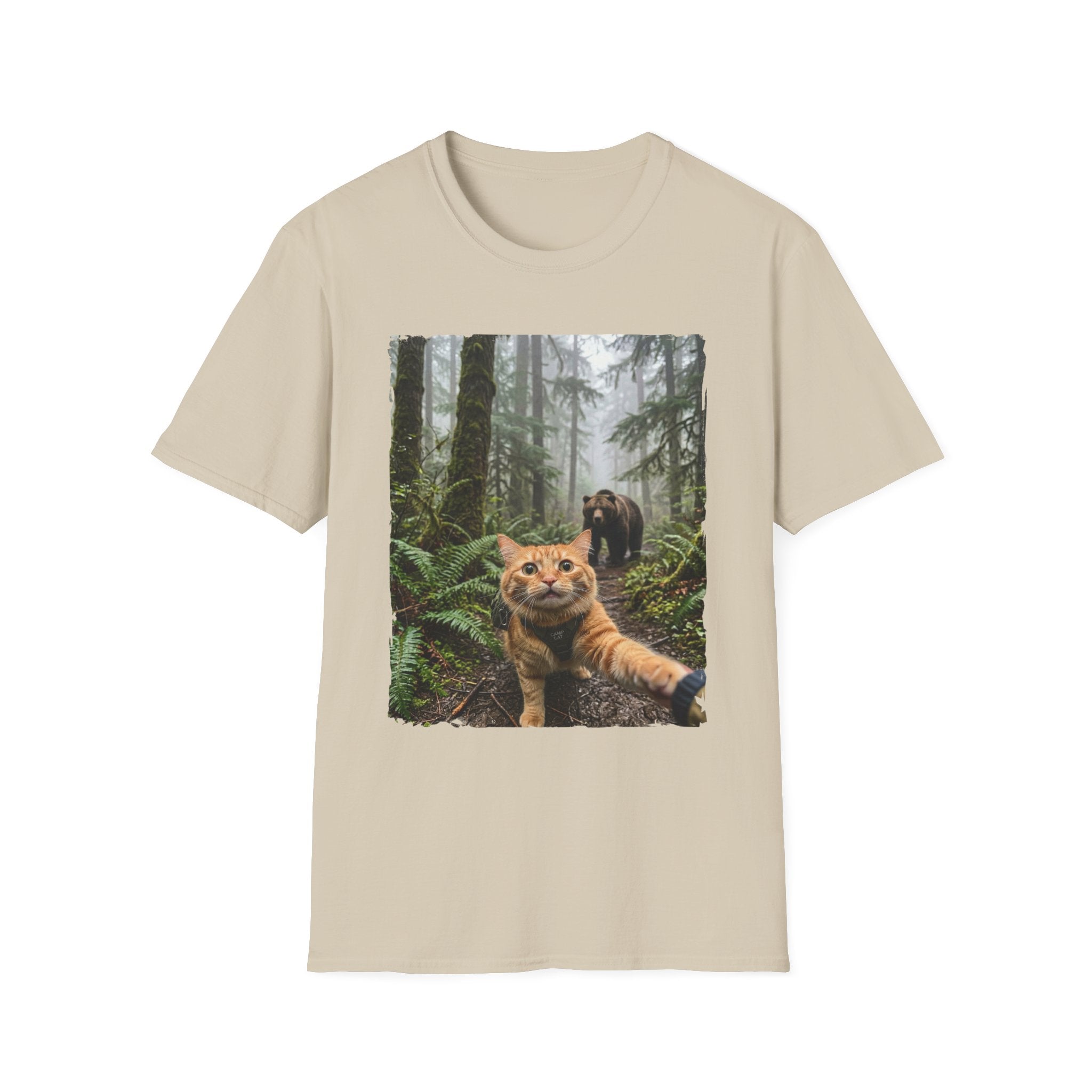 Adventurous Cat Selfie T-shirt
