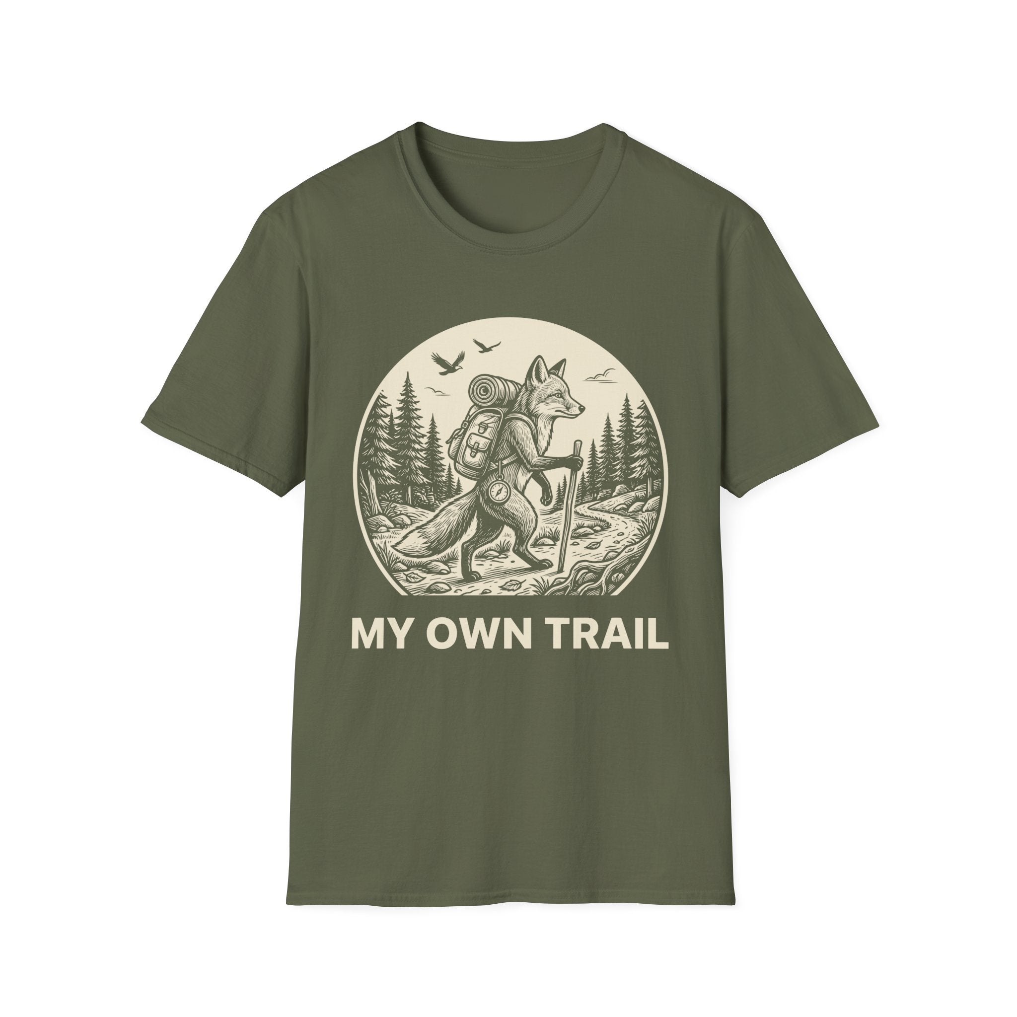 Adventurous Fox Hiking T-Shirt