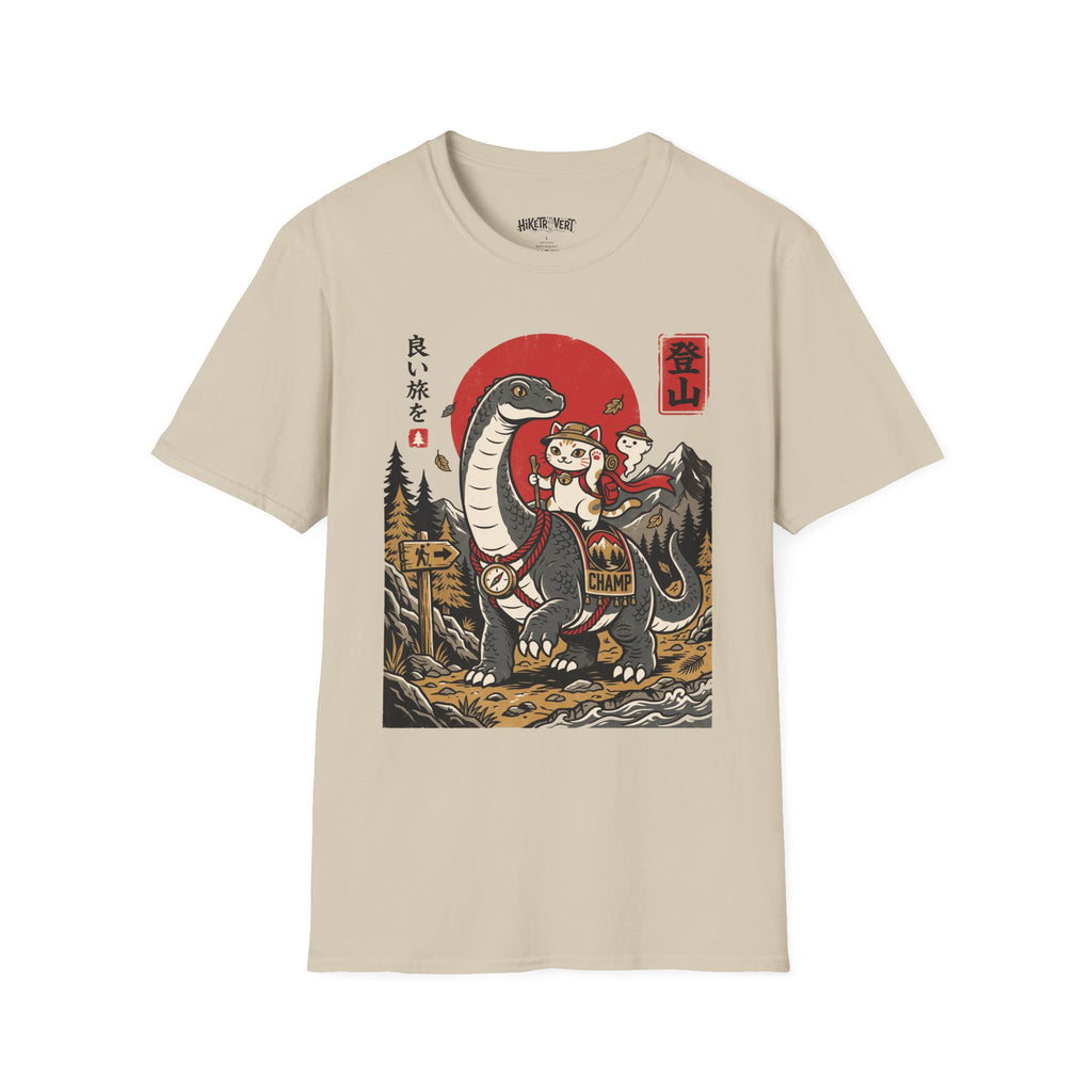 Champ and Cat Hiking Tee