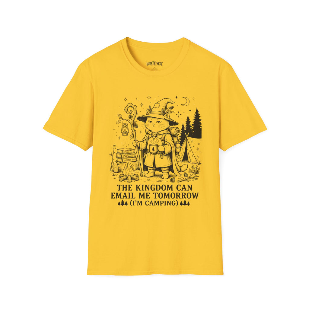 Email Tomorrow Camping Cat Tee