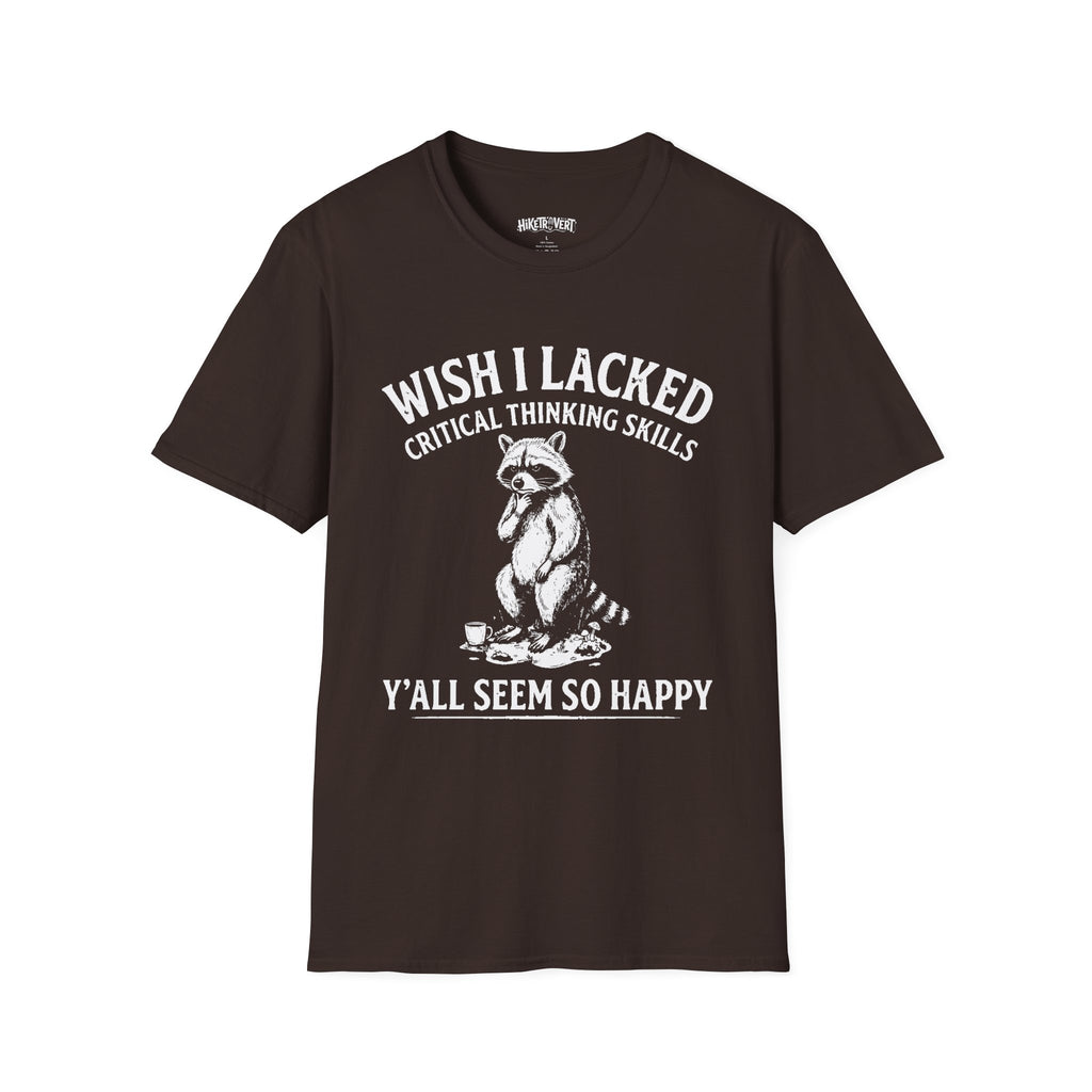 Critical Thinking Raccoon Tee