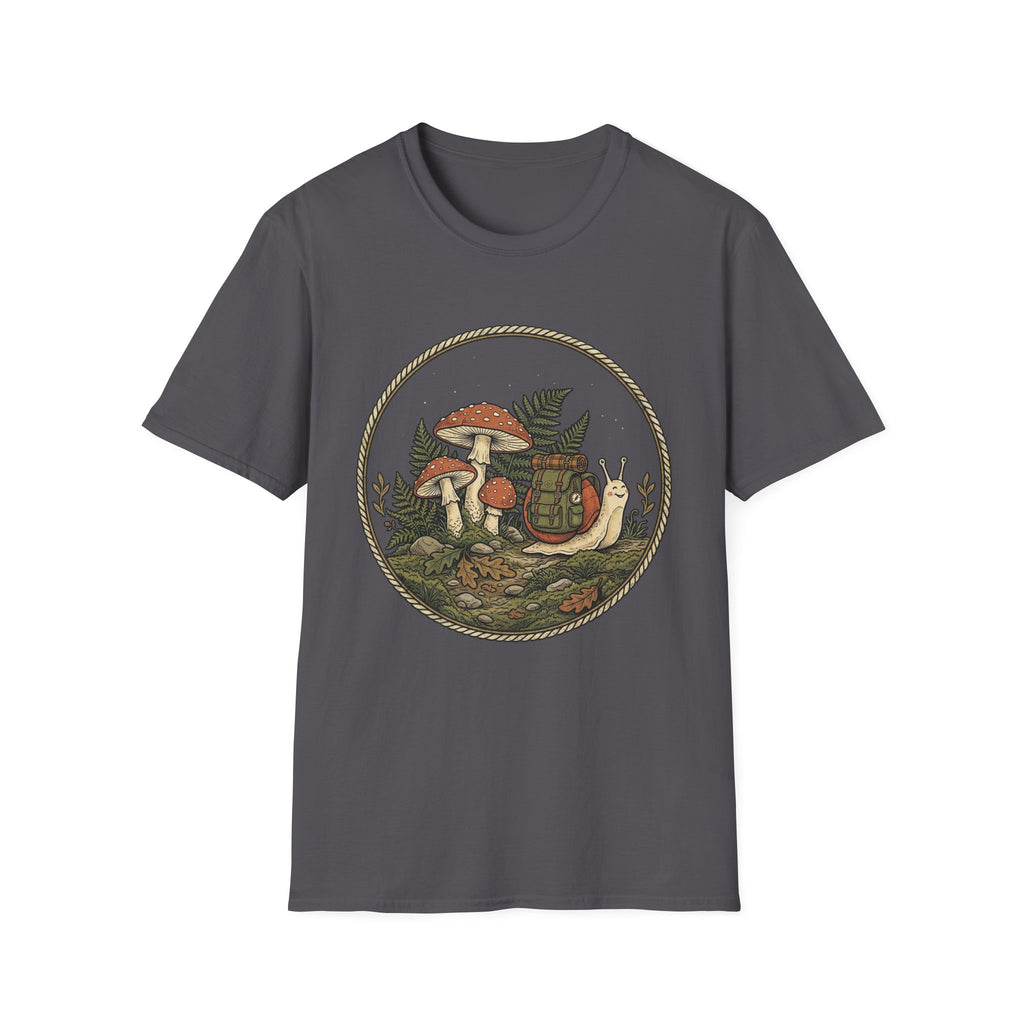 Whimsical Snail Hiker T-Shirt