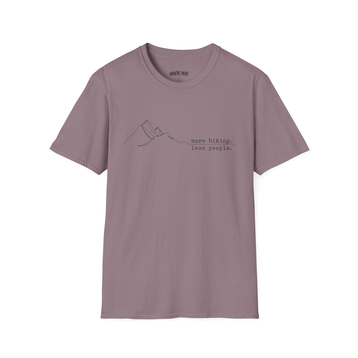 More Hiking Less People Mountain T-Shirt