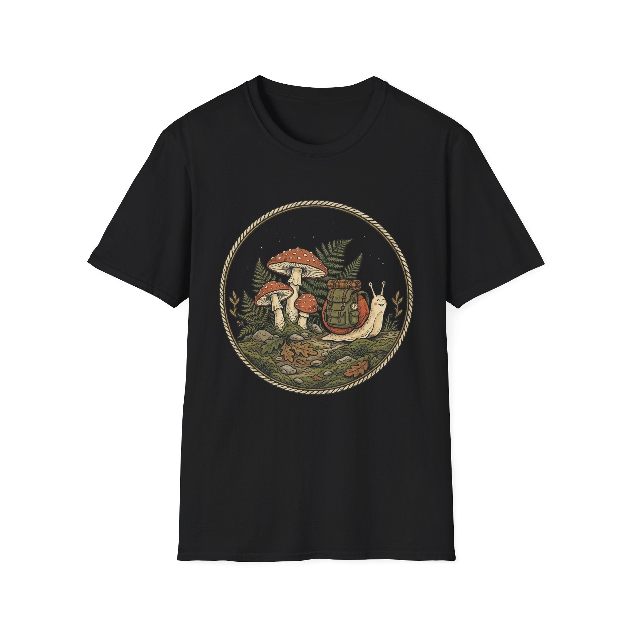 Whimsical Snail Hiker T-Shirt