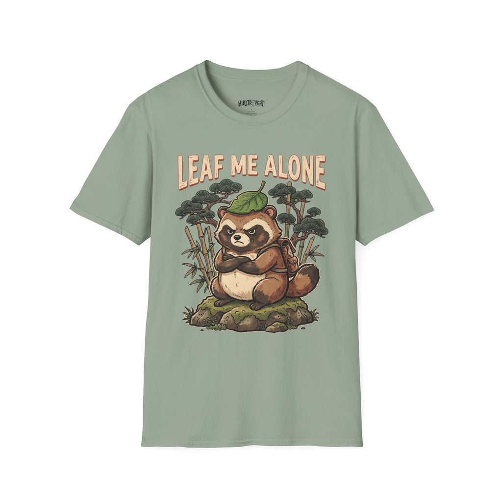 Leaf Me Alone Raccoon Tee