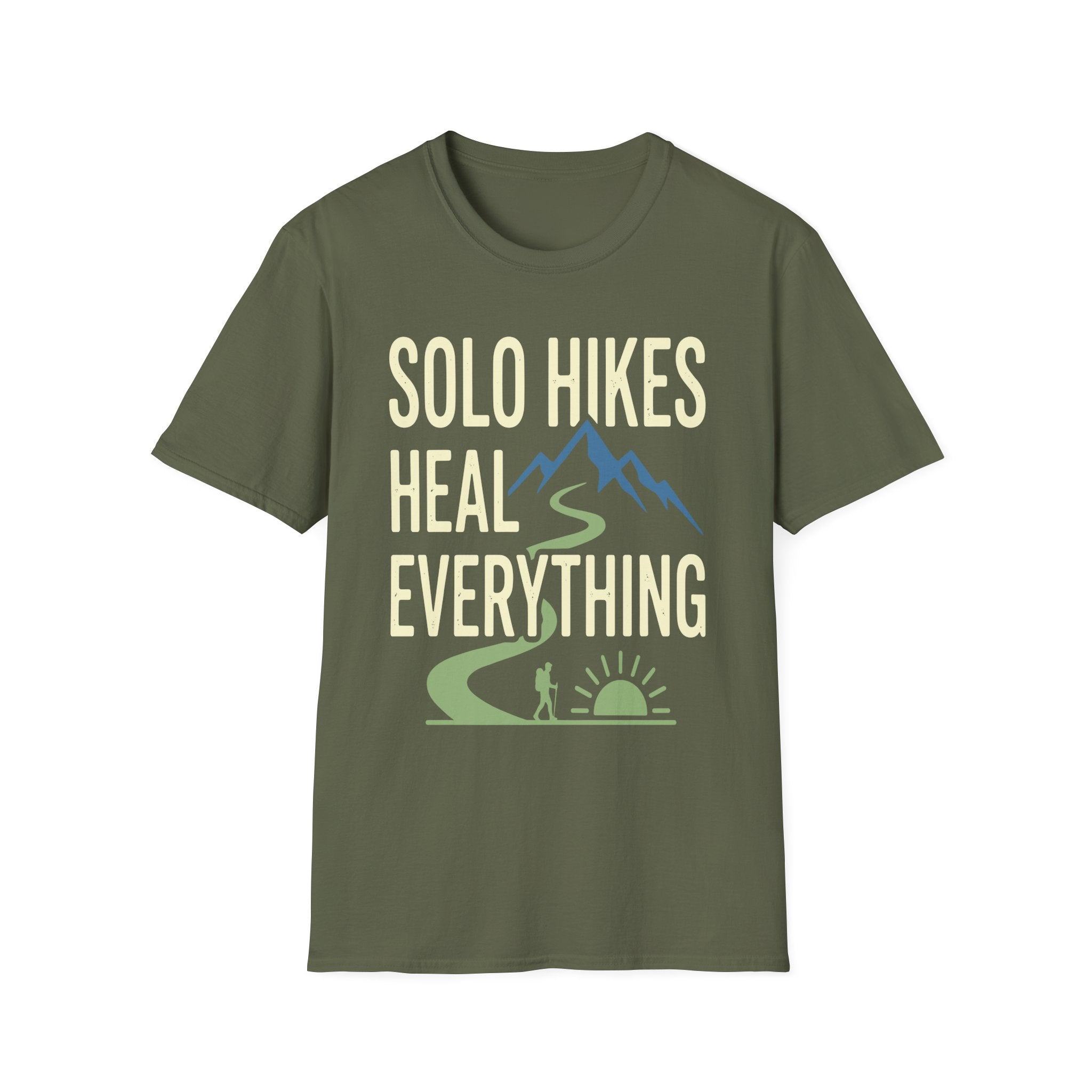 Inspiring Solo Hikes Heal Everything T-Shirt