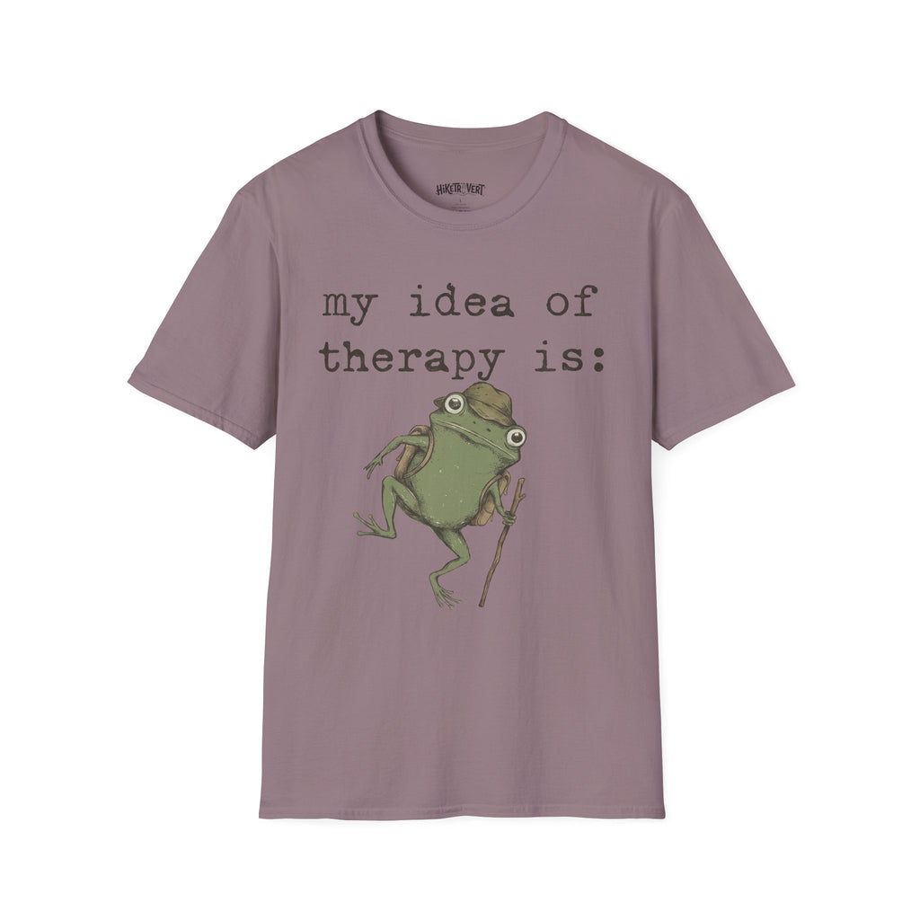 Hiking Therapy Frog Tee