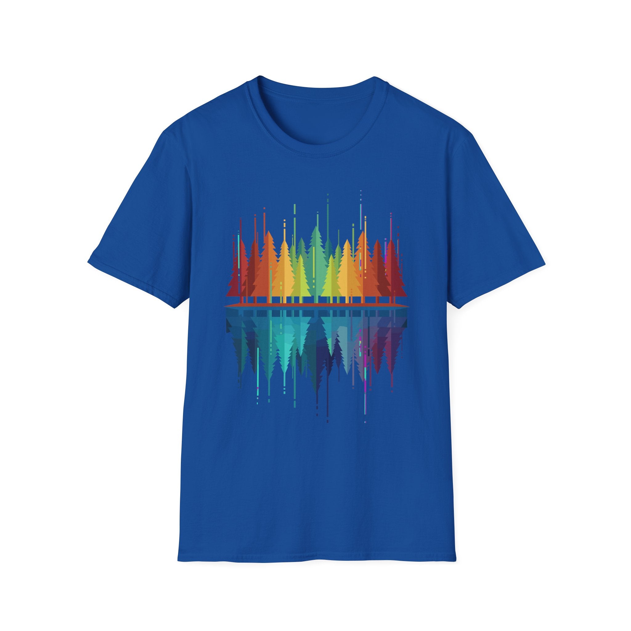 Geometric Forest Reflection T-shirt