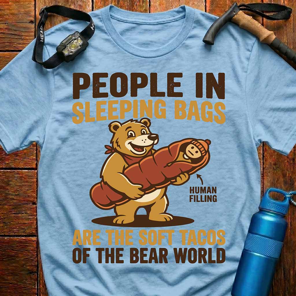 People in Sleeping Bags T-Shirt