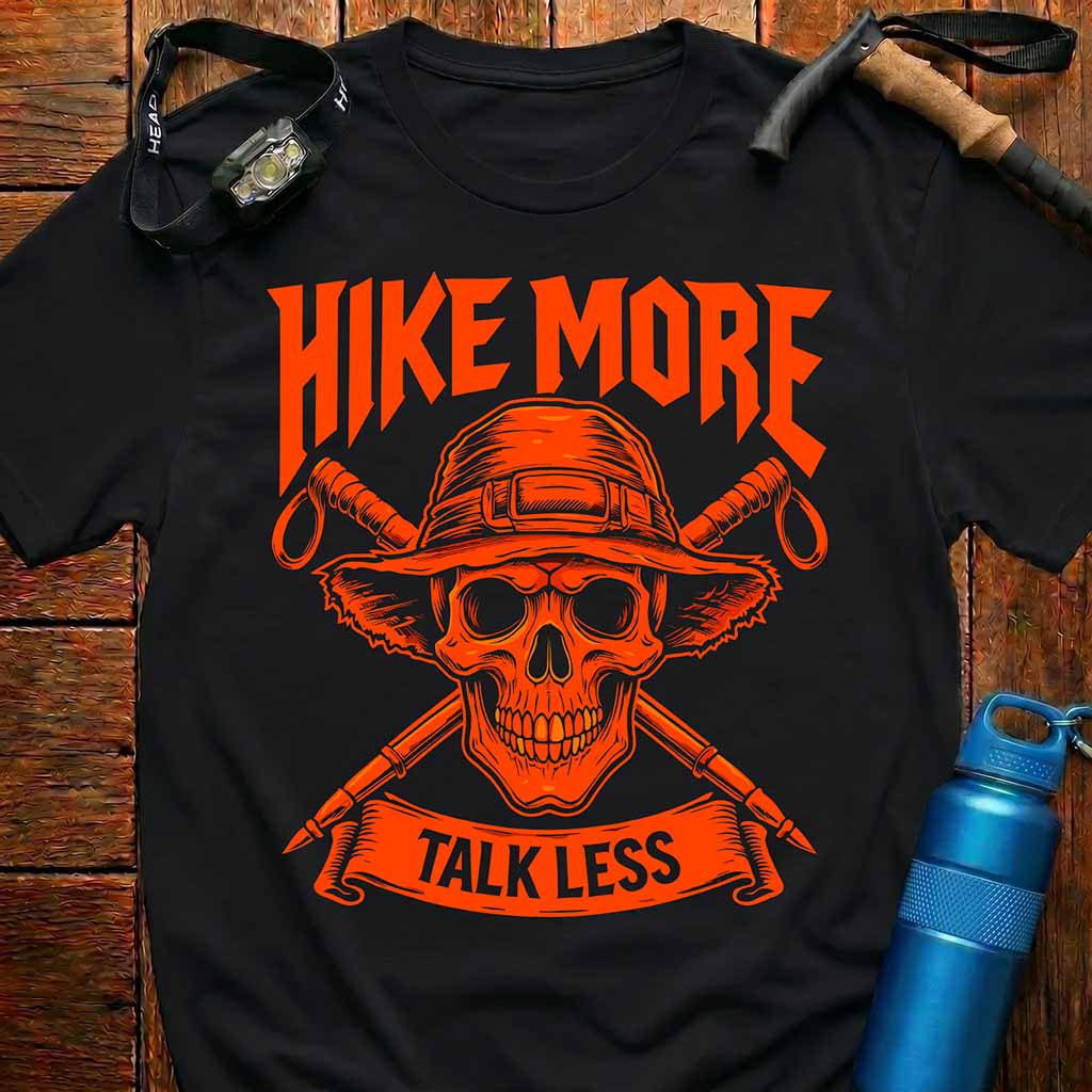 Hike More Edgy Skull T-Shirt