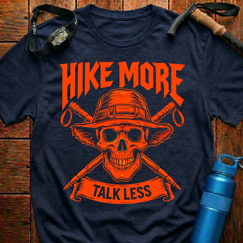 Hike More Edgy Skull T-Shirt