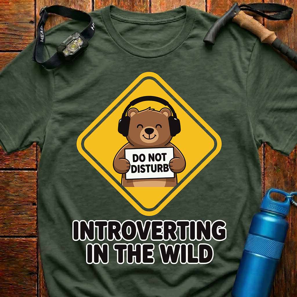 Funny Introvert Bear T-Shirt