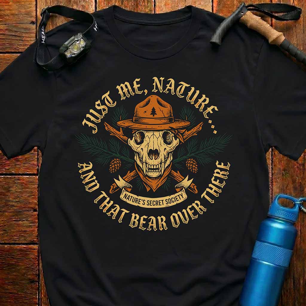 Funny Bear Skull Nature T-Shirt