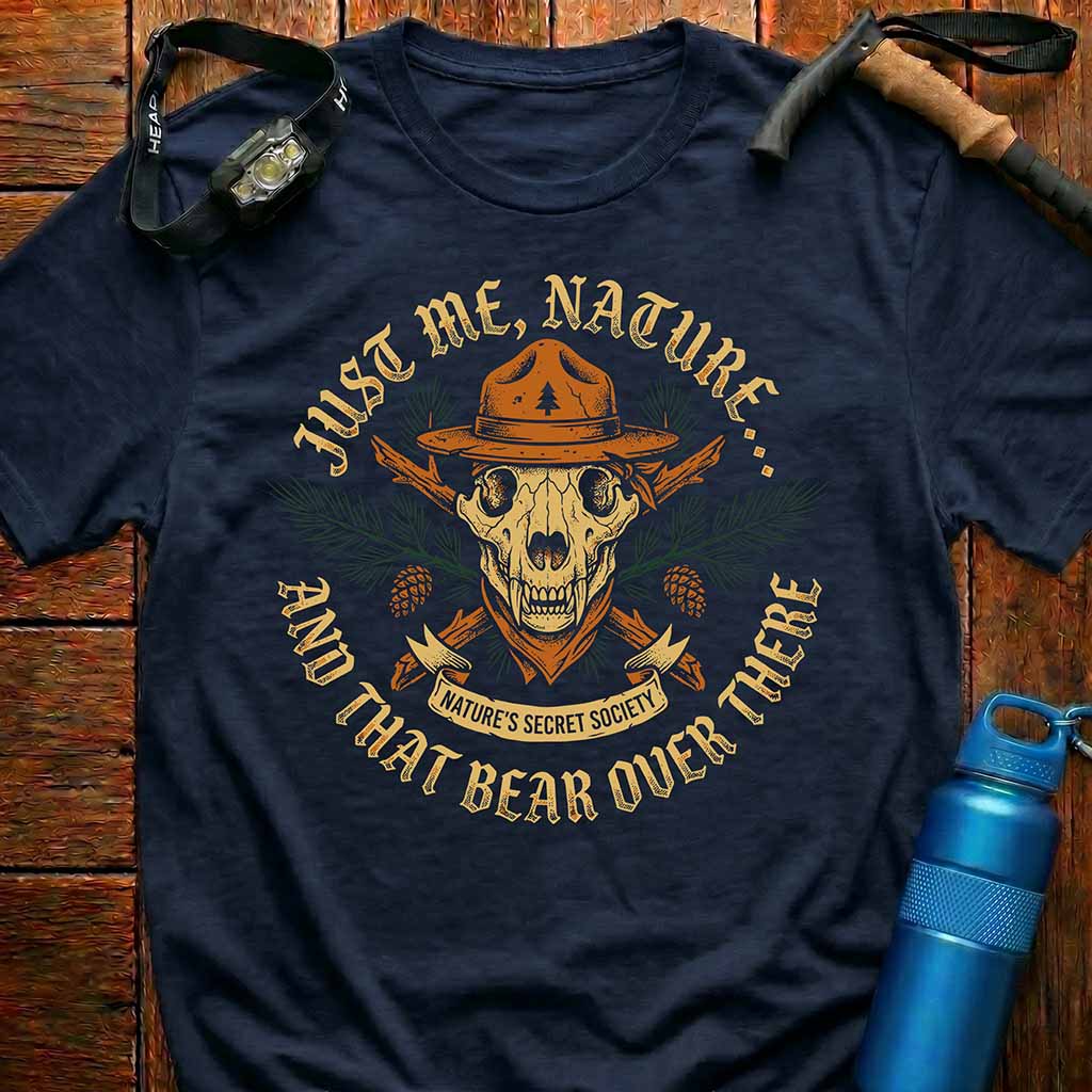 Funny Bear Skull Nature T-Shirt