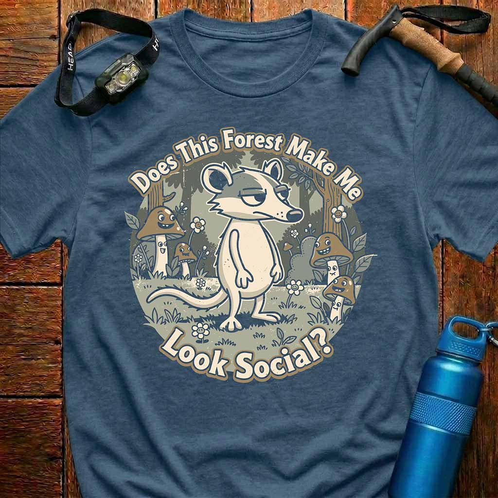 Funny Opossum Introvert T-Shirt
