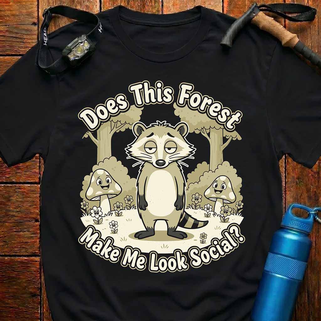 Funny Raccoon Introvert T-Shirt