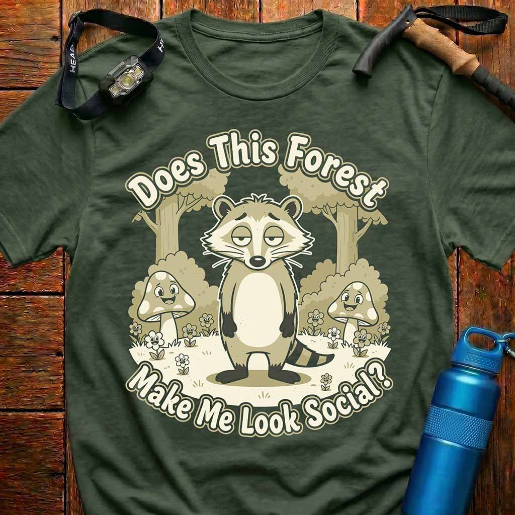 Funny Raccoon Introvert T-Shirt
