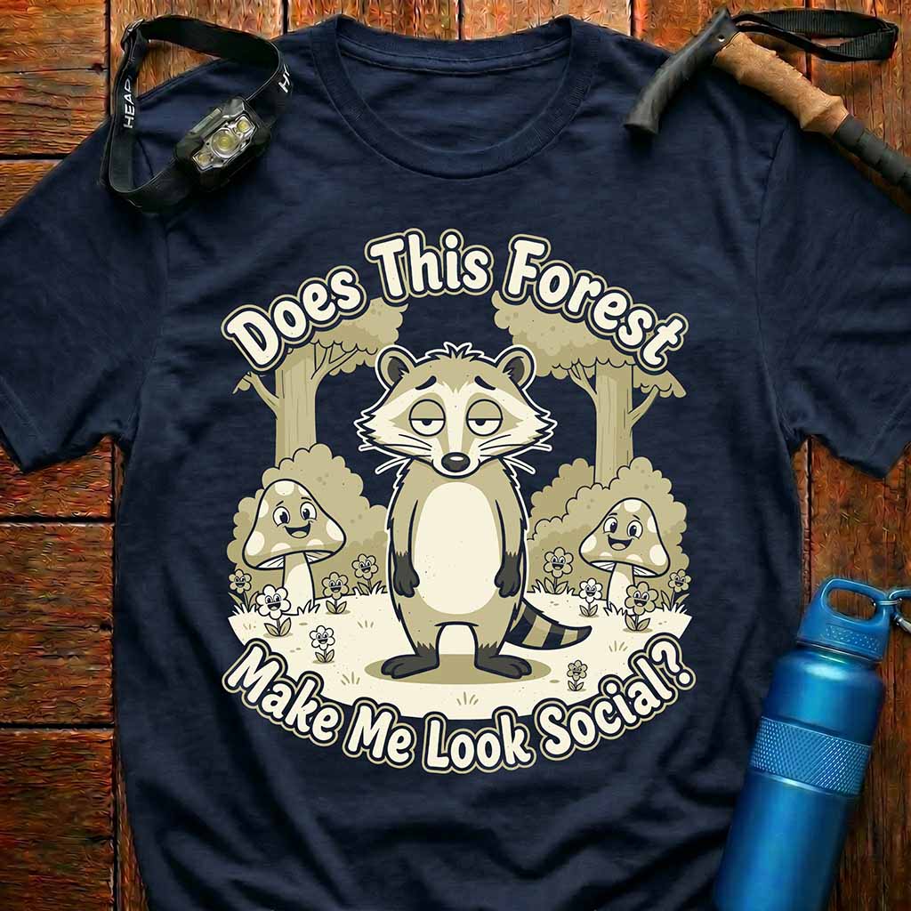 Funny Raccoon Introvert T-Shirt