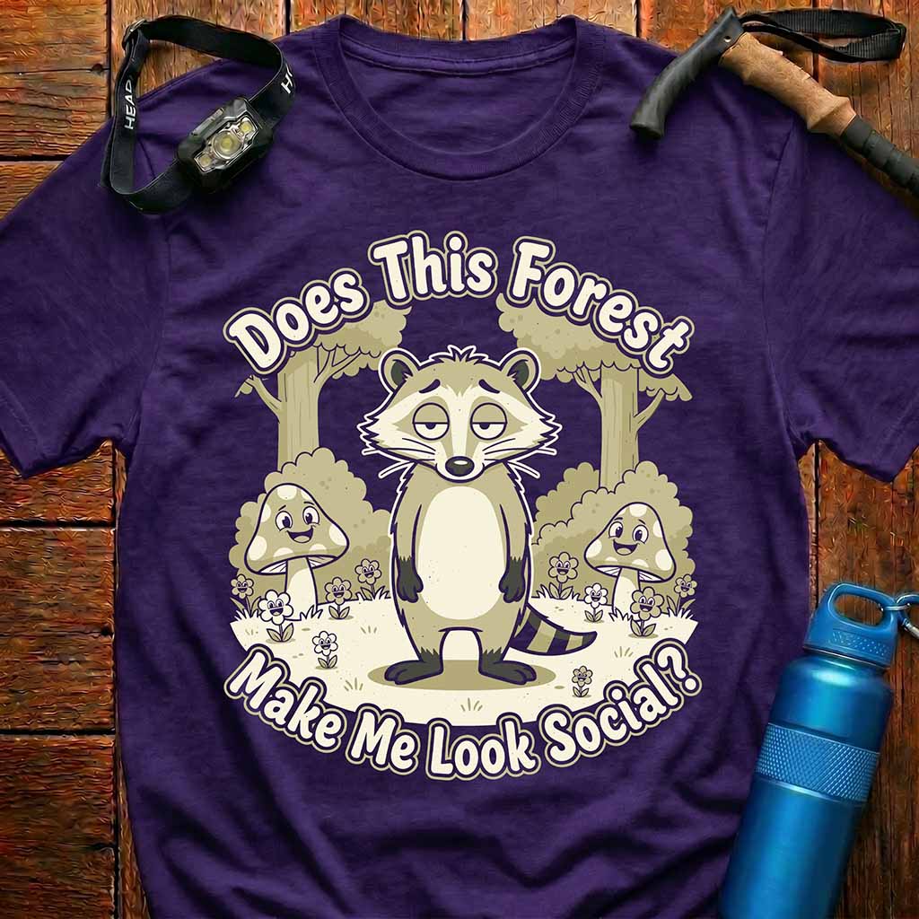 Funny Raccoon Introvert T-Shirt