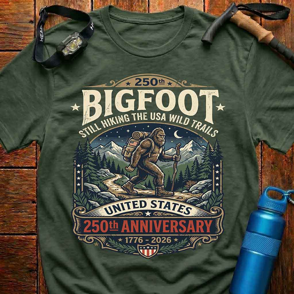 American Bigfoot 250 Years T-Shirt