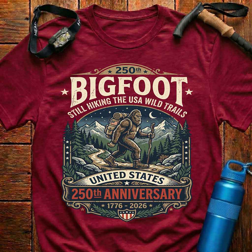 American Bigfoot 250 Years T-Shirt
