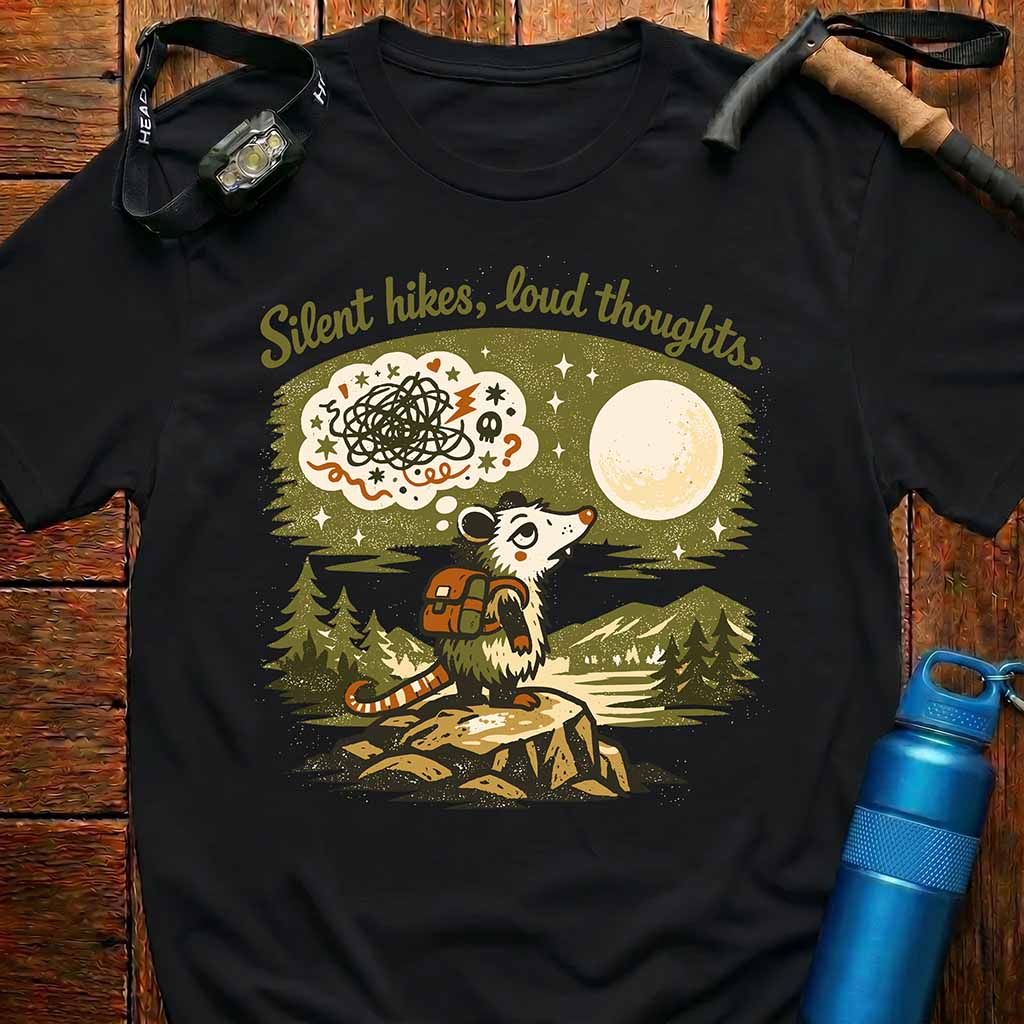 Silent Hikes Opossum T-Shirt