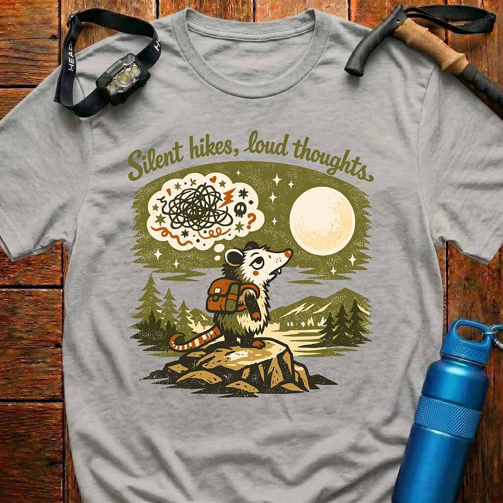 Silent Hikes Opossum T-Shirt
