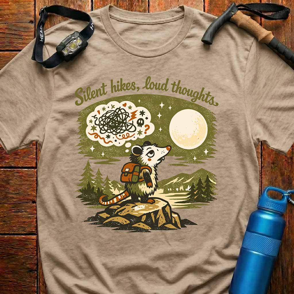 Silent Hikes Opossum T-Shirt