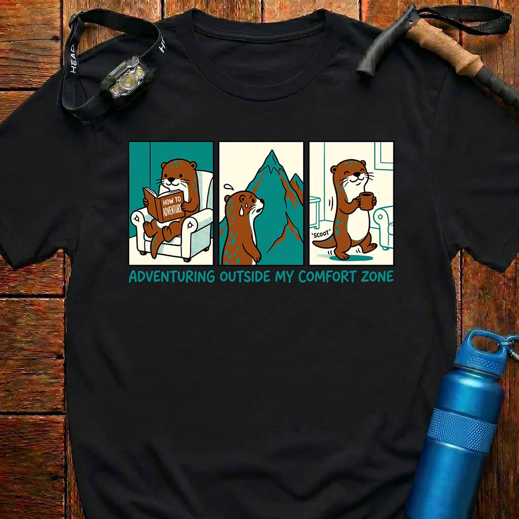 Otter Adventuring Outside T-Shirt
