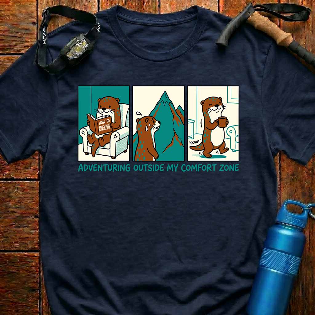Otter Adventuring Outside T-Shirt