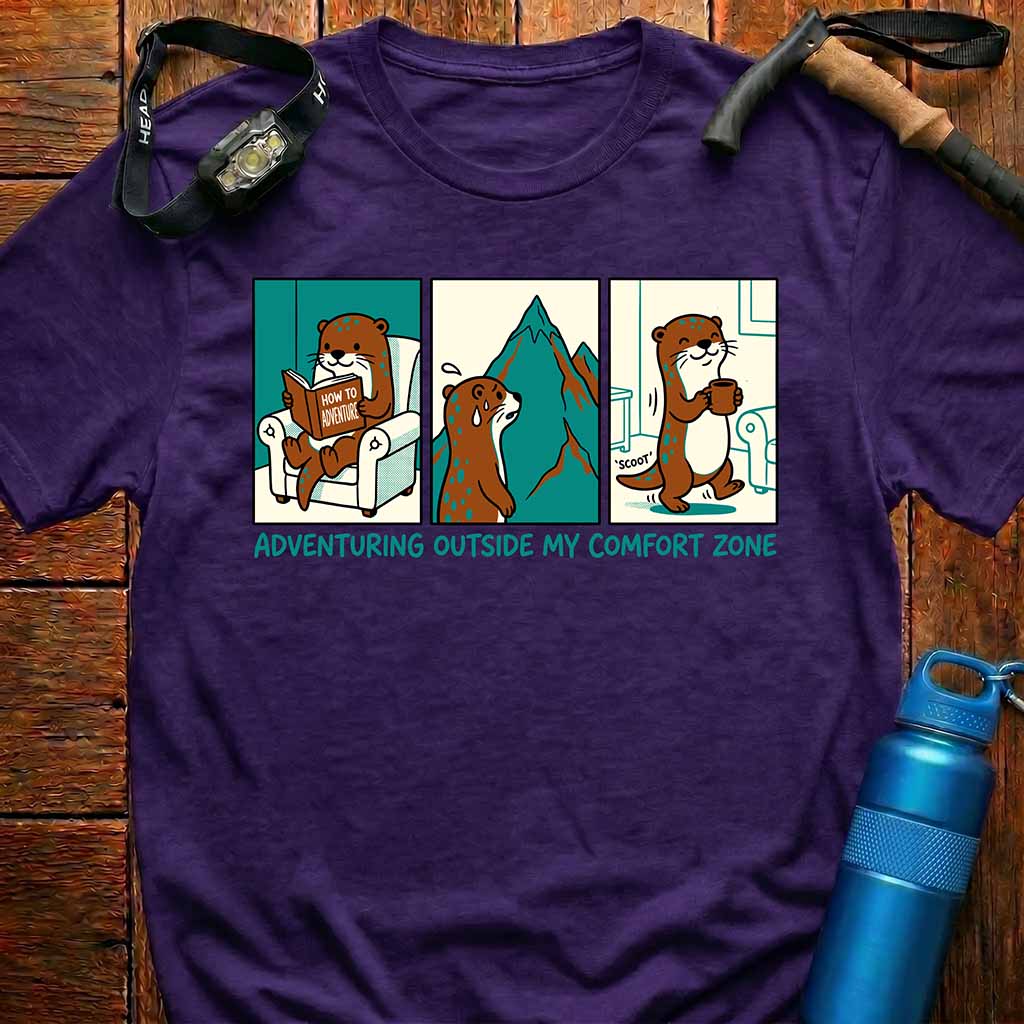 Otter Adventuring Outside T-Shirt