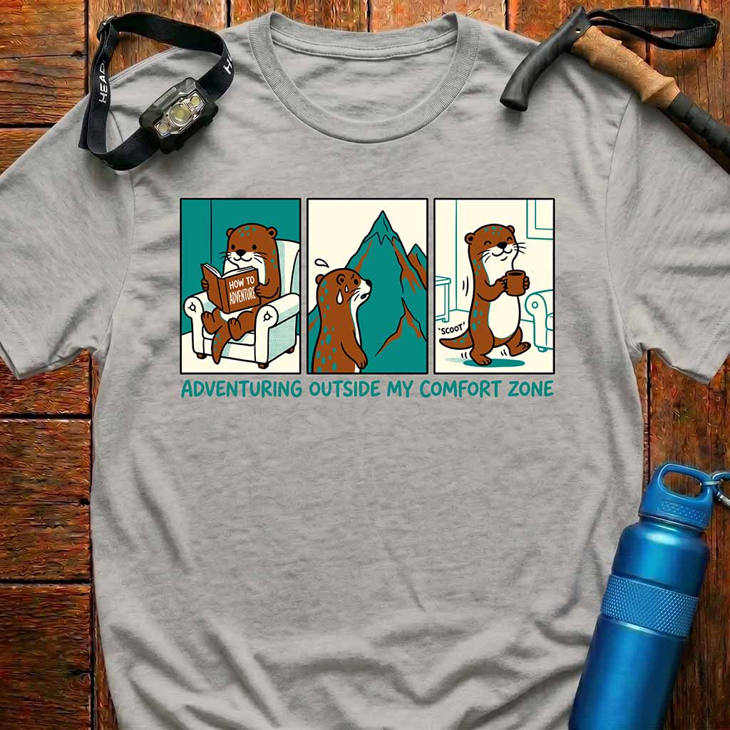 Otter Adventuring Outside T-Shirt