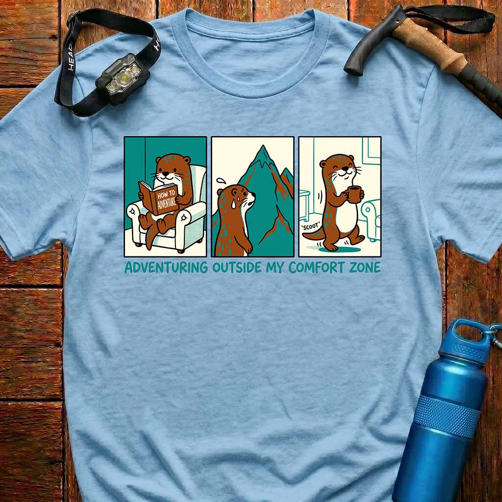 Otter Adventuring Outside T-Shirt