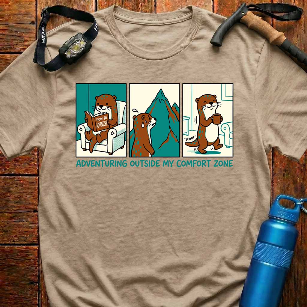 Otter Adventuring Outside T-Shirt