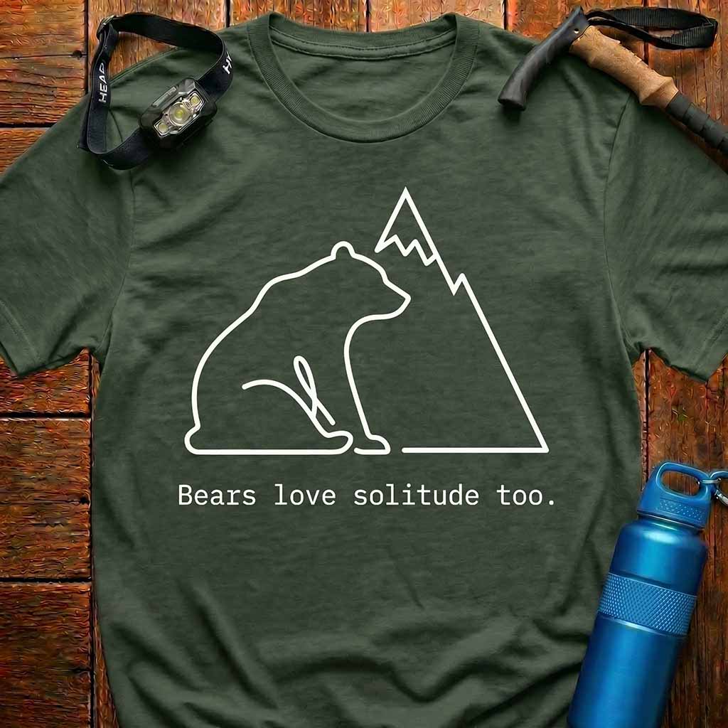 Bears Love Solitude Too T-Shirt