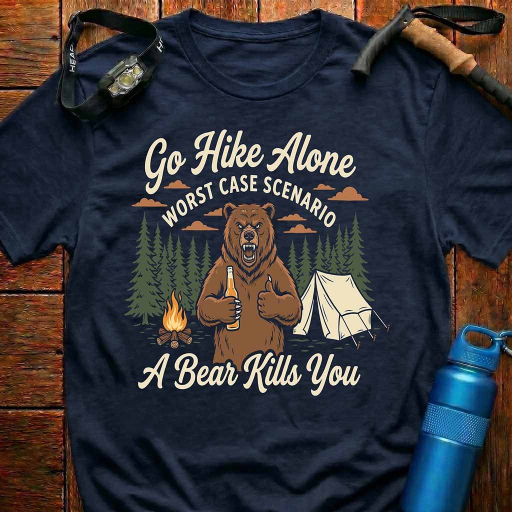 Go Hike Alone Bear T-Shirt
