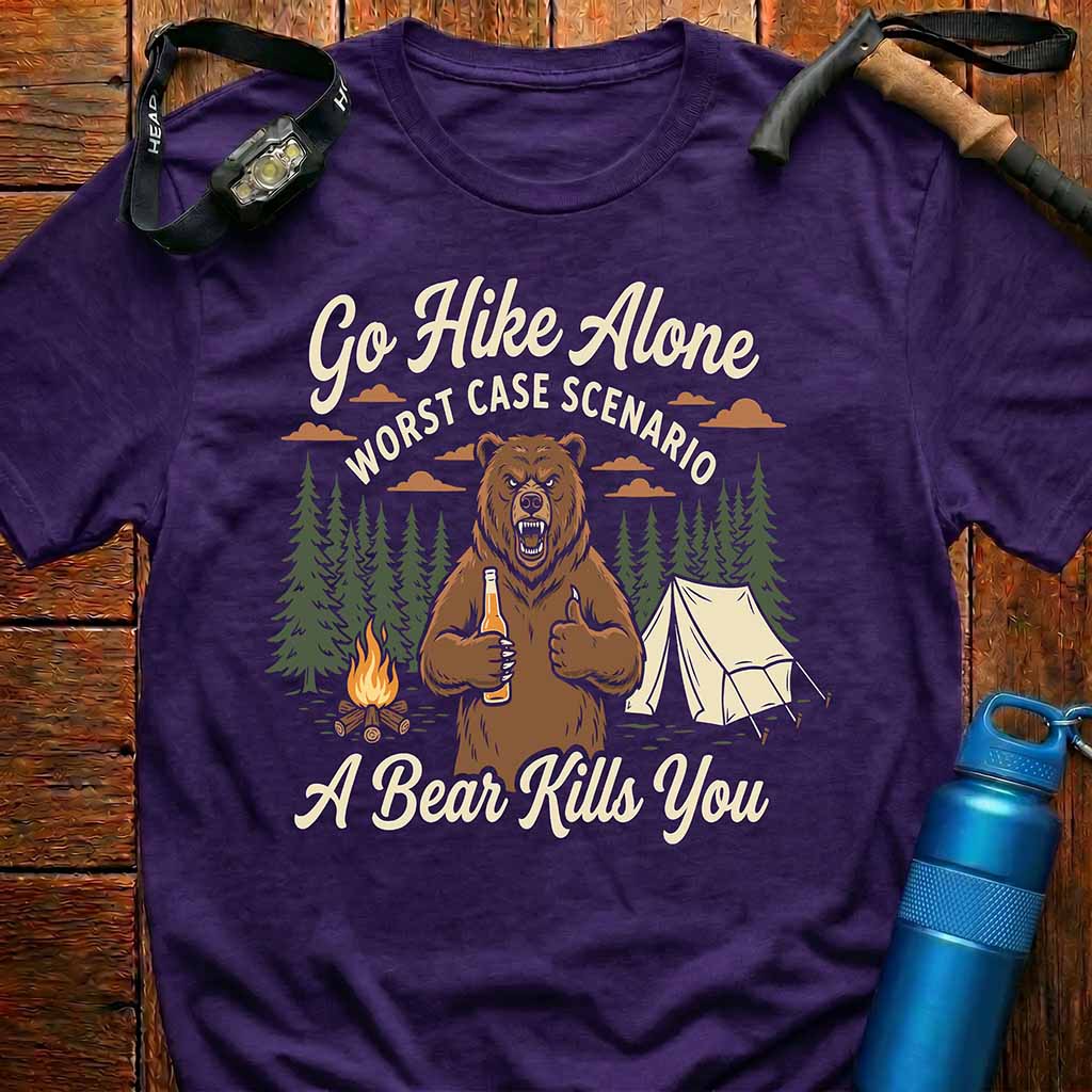 Go Hike Alone Bear T-Shirt