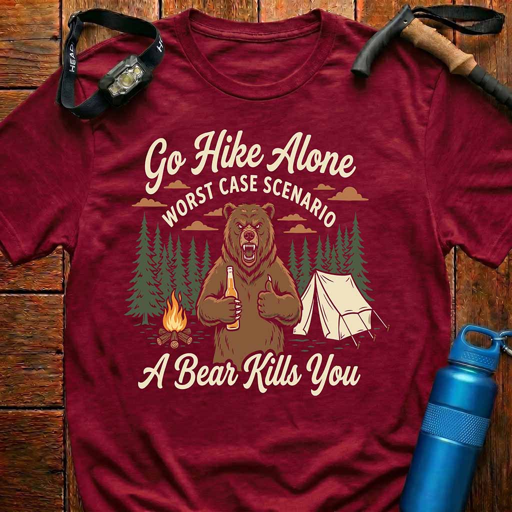 Go Hike Alone Bear T-Shirt