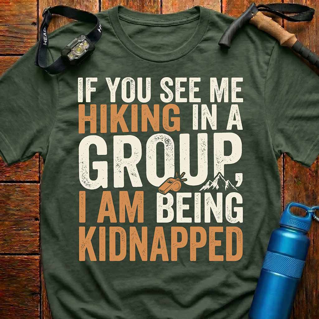Hiking In A Group T-Shirt