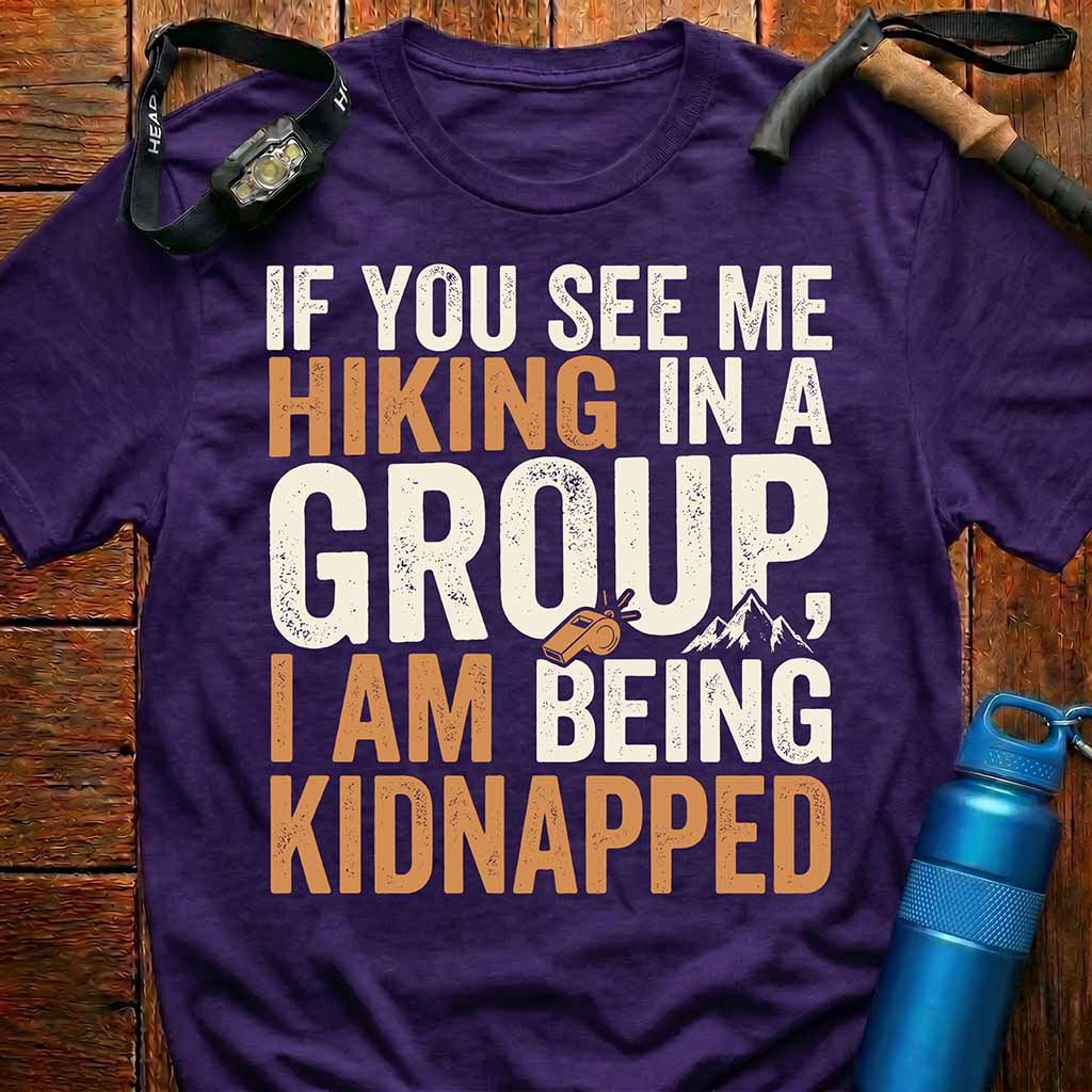Hiking In A Group T-Shirt