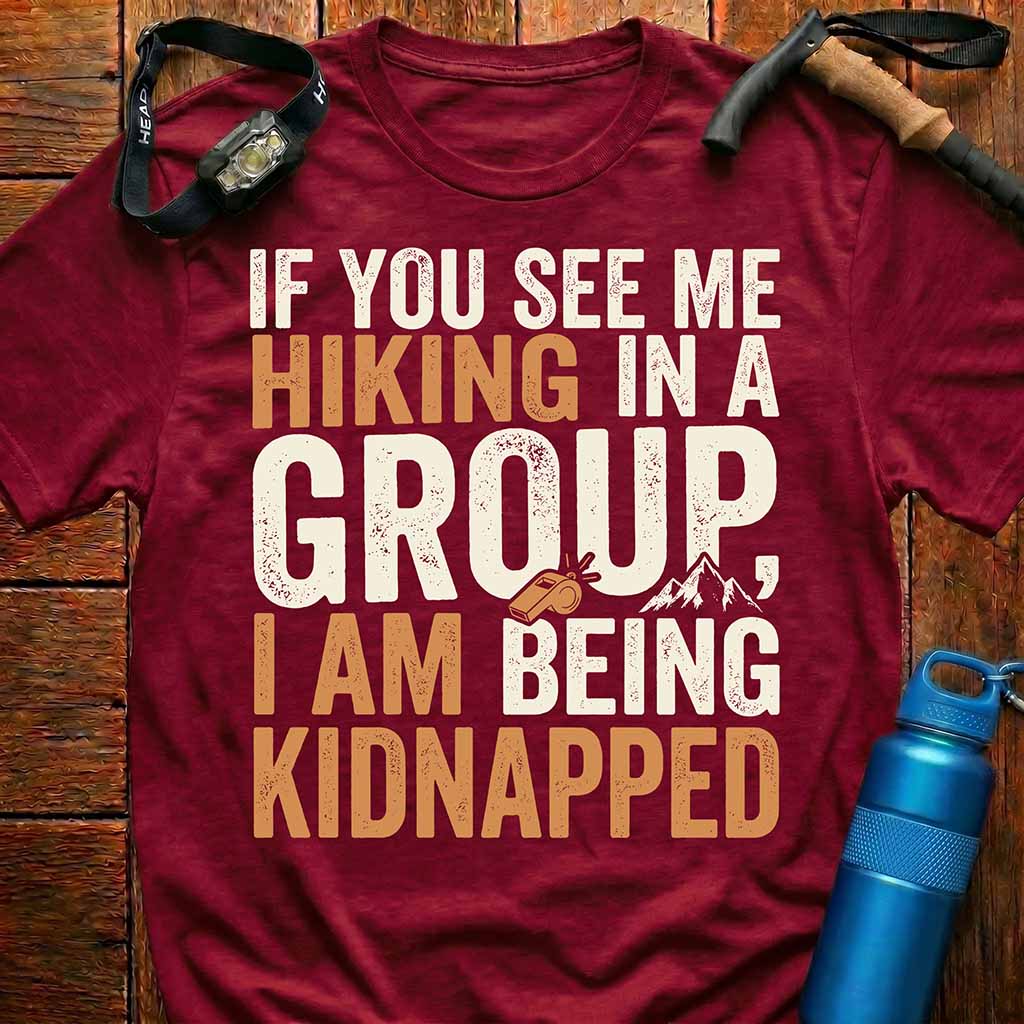 Hiking In A Group T-Shirt