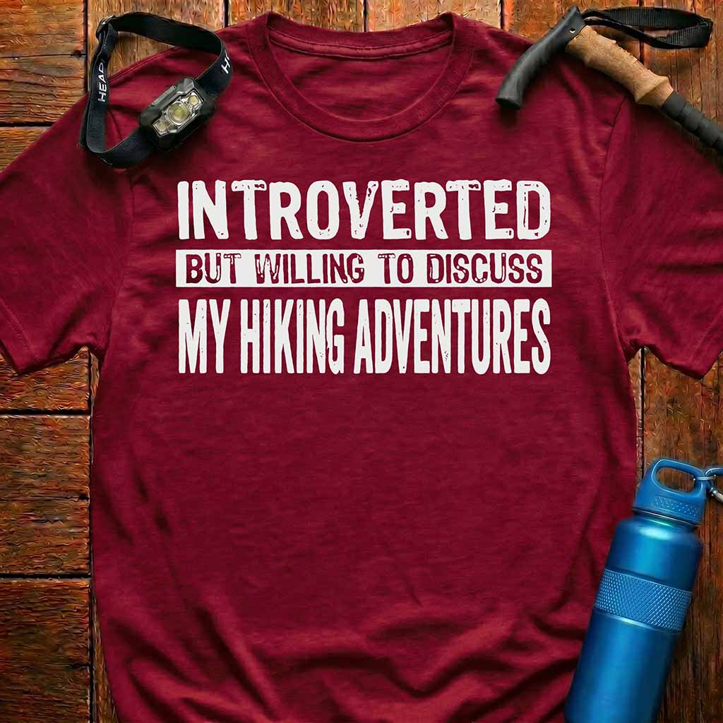 Introverted Hiking Adventures T-Shirt
