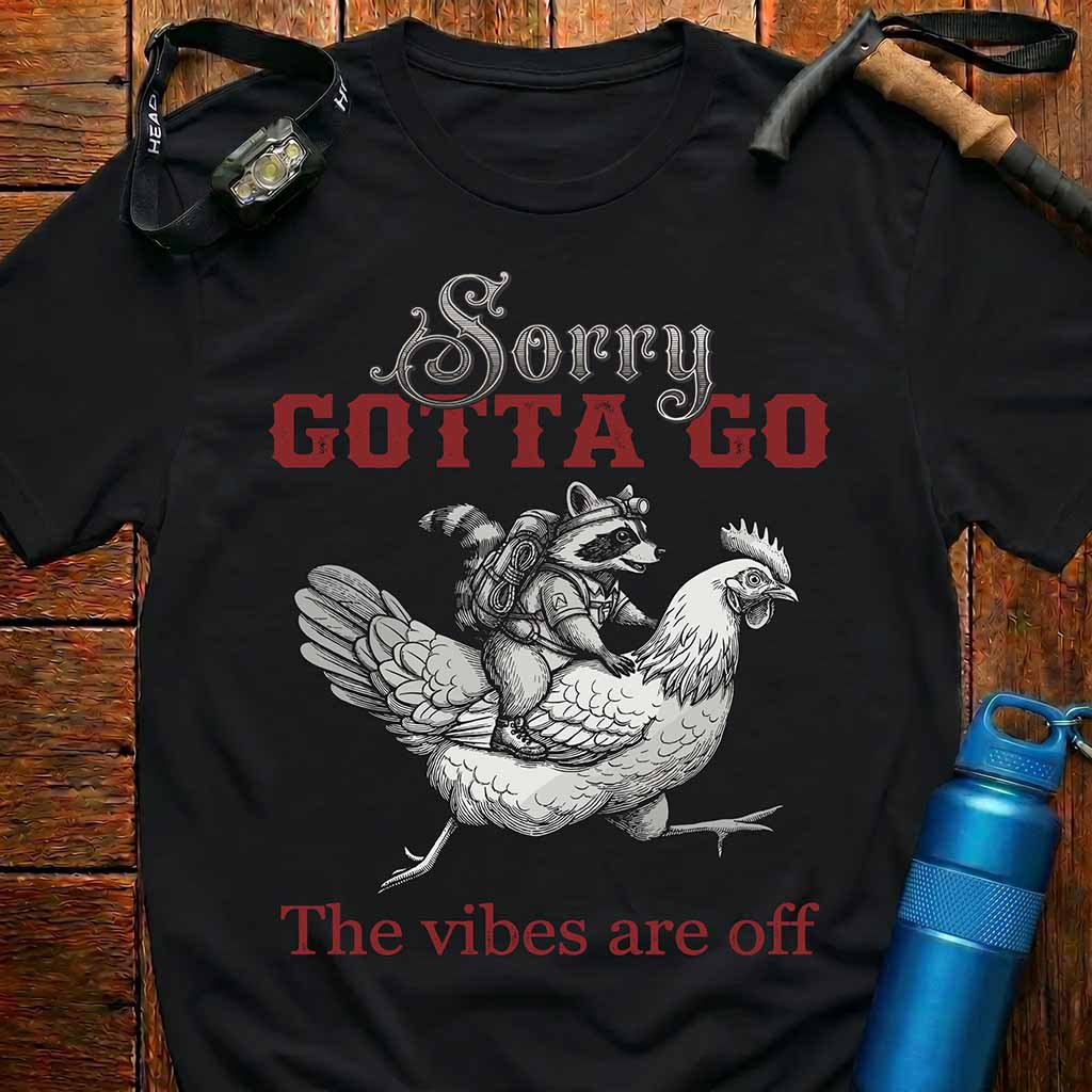 Funny Raccoon Riding Chicken T-Shirt