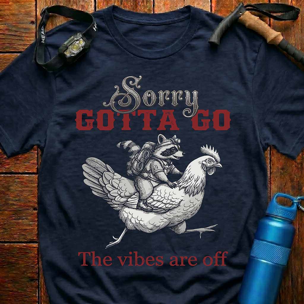 Funny Raccoon Riding Chicken T-Shirt