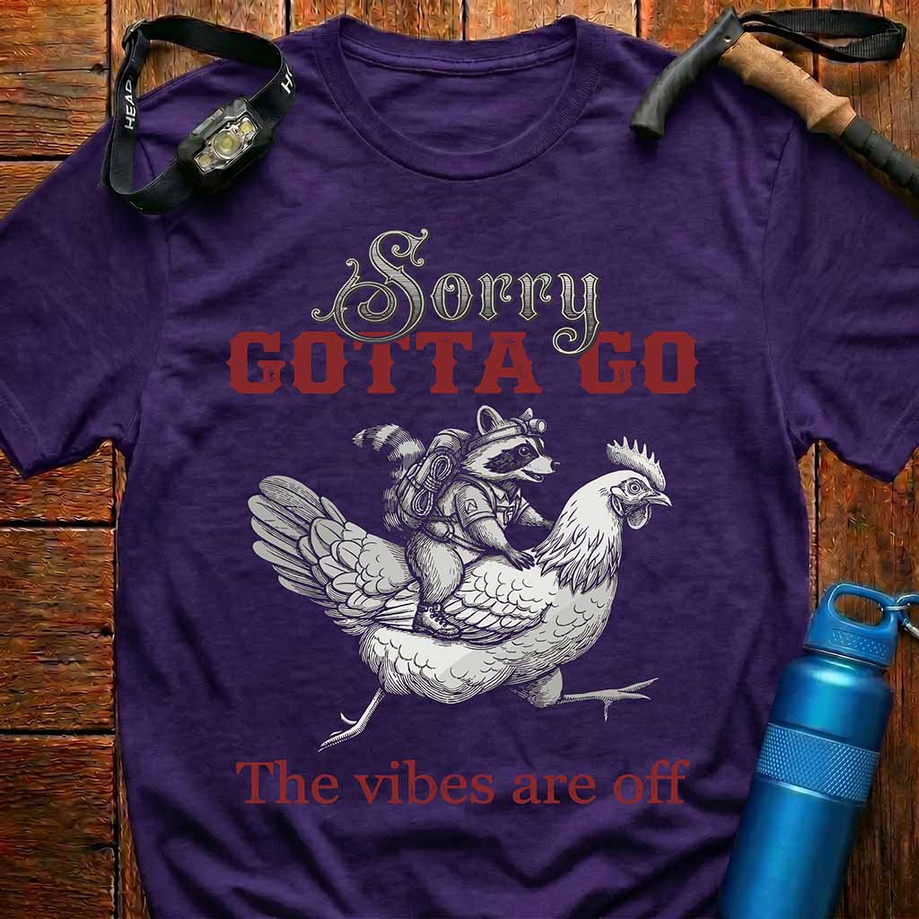 Funny Raccoon Riding Chicken T-Shirt